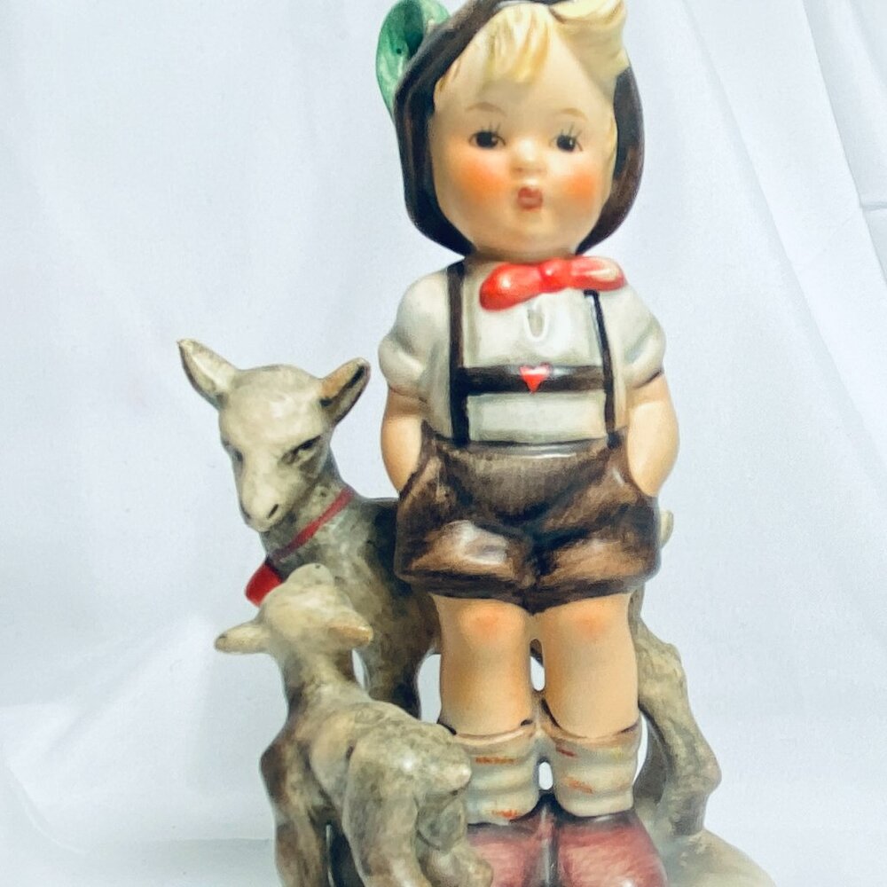 VNTG Goebel Hummel "Little Goat Herder" #200/0 TMK-3 W. Germany 1964-1972 EUC